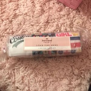 Juicy Couture limited edition tube socks